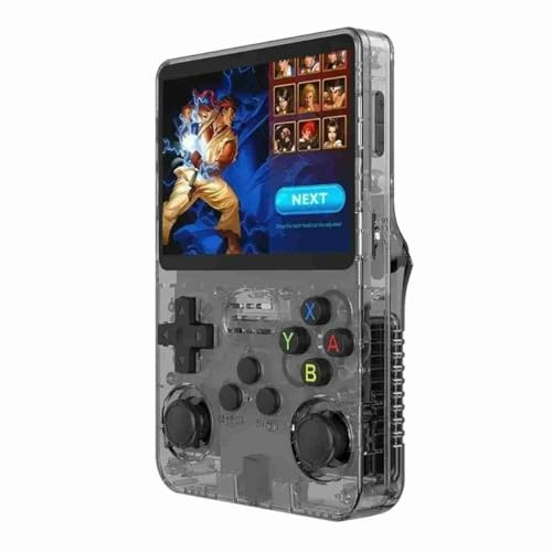 ALMALUX Consola de juegos portátil R36s - Linux - pantalla IPS de 3-5 pulgadas - reproductor de vídeo portátil 15000 juegos