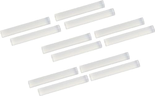 Meister Heißklebestifte Durchmesser 7 x 50 mm - 12 Stück im praktischen Set - Schnelltrocknend und transparent - für handelsübliche Heißklebepistolen/ Klebepatronen/ Heißklebesticks/ Glue-Sticks/ 9218010