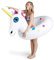 BigMouth Inc Giant Unicorn Pool Float, 4 Feet Tall, Fade Resistant Vinyl, Fun Water Toy