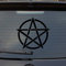 Hellweg Druckerei Pentagram Druidenfuß Gothic Auto Aufkleber Sticker Heckscheibenaufkleber