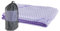 PEARL Sports Yogahandtuch mit Noppen: 2in1-Mikrofaser-Yoga-Handtuch & Auflage, saugfähig, rutschfest, lila (Sporttuch mit Noppen, Handtuch mit, Saunatuch)
