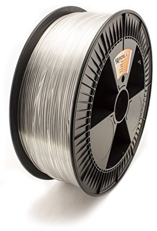 BASICFIL PETG (3D Drucker Filament), 2.85mm, 2.3kg, Transparent (Clear)
