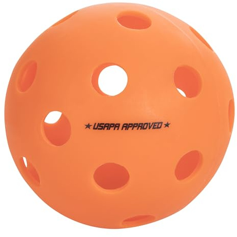 Onix Fuse Pickleballs für den Innenbereich, Orange oder Gelb