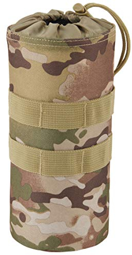Brandit Molle Bottle Holder I Petite Poche Mixte, Tactical Camo, modèle 1, Taille Unique