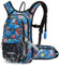 Sac à dos d'hydratation isotherme de 15 l avec poche d'eau de 2 L, sac à dos de randonnée léger pour homme et femme, sac de jour pour randonnée, course à pied, festival, camping, vélo (licorne)