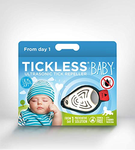 Tickless Baby - Ultraschall Zecken und Floh Abwehr für Kinder - Beige