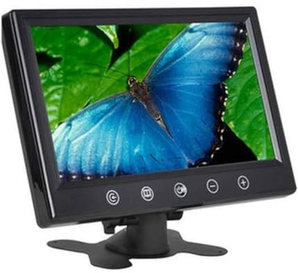 OISE ART STORE Trade Shop - Monitor per Videosorveglianza Telecamera Auto LCD 9 Pollici 12v Maxtech LCD-9