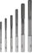 sourcing map 6St Chuck Reibahle Satz Gerade Flöte Schnellstahl H7 4mm 5mm 6mm 8mm 10mm 12mm