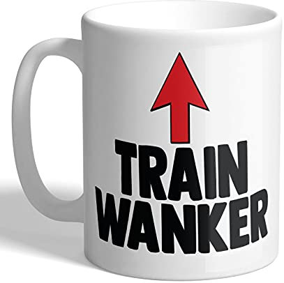 I Love Mugs - Train W*nker - Mug, Ceramic, 11fl.oz.