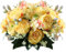 Künstliche Blumen,2 Stück Künstliche Pfingstrose Gefälschte Seide Hortensie Blumenstrauß Realistische Nelken Beeren Blumenarrangements Tischdekoration Hochzeitssträuße für Party Home Decor (Gelb)
