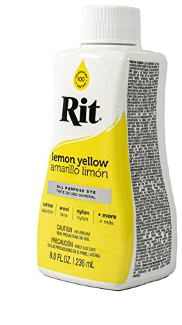 Rit - Tinte líquido de 236 ml, amarillo limón