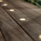 SolarCentre® Advance Deckleuchten für den Außenbereich, DualWhite, USB aufladbar und solarbetrieben, 8 weiße/warmweiße Terrassenleuchten