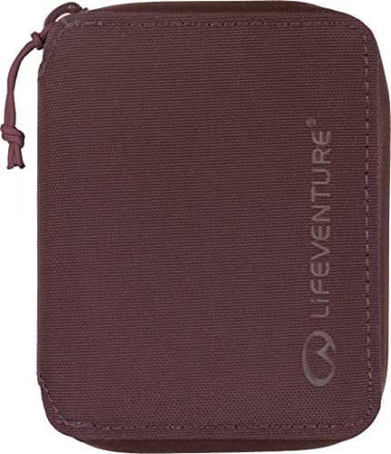 Lifeventure Brieftasche im Bifold-Design, mit Reißverschluss und RFID-Schutz - Schmale Geldbörse für Reisen aus umweltfreundlichem Recyclingmaterial