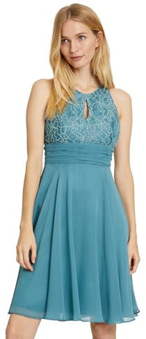 Vera Mont Damen 0223/4825 Kleid, Smoky Teal, 32