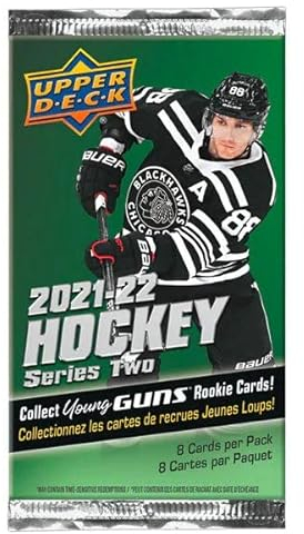 Upper Deck NHL 2021-2022 - Series Two Hockey Gravity Feed Booster (Retail)