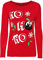 Fashion Star Womens Xmas Pullover Long Sleeve Basic Christmas Printed Casual T Shirt Ho Ho Ho Hat Red Plus Size (UK 16/18)