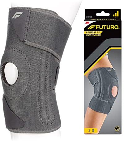 FUTURO Rodillera estabilizadora ajuste confort 04040, Ajustable (27.9-55.9 cm)