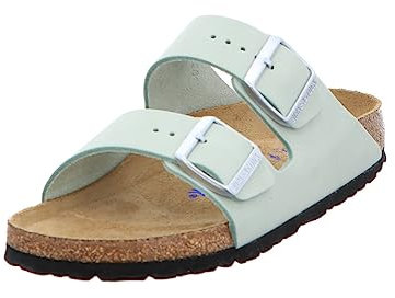 Birkenstock 1024213 Arizona SFB matcha, Nubuck Leather PIANELLE Uomo, Matcha EU 39