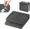 Laneetal Vorzeltteppich 250x400cm, Campingteppich Outdoor mit Heringe Campingmatte, Zeltunterlage,Outdoor Teppich für Wohnmobil, Zeltteppich mit ösen Tragetasche aus HDPE 280 g/㎡, Zeltböden,Anthrazit