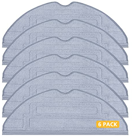 6 Stück S8 Pro Ultra Wischtücher für Roborock Staubsauger -Wischtücher für S8 Pro Ultra Compatible with VibraRise 2.0,Silberionen Mikrofaser Wischtücher Geruchsabweisend Wischtuch Wischmopp