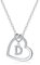 TINGN Trauzeugin Geschenk für Frauen - Brautjungfer Geschenk Frauen Trauzeugin Geschenke für Frauen Geburtstagsgeschenke für Frauen Geschenke Buchstaben D Kette Damen Silber Halskette Damen Schmuck
