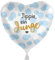 Folienballon Baby Junge Geburt Jippie ein Junge Willkommen Baby Babyparty Luftballon Geschlechtsenthüllung -Made in EU Helium geeignet