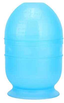 Cuenco Para Tinte De Cabello, Herramienta De Estilismo Para El Cabello, Coctelera Profesional Para Teñir El Cabello Con Báscula, Mezcla De Color De Cabello Para Peluquería(Azul)