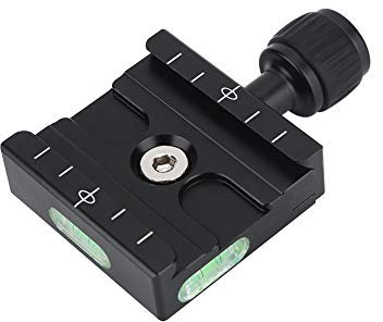 Metal Clamp Quick Release Plate for Arca Ball Head Tripod, Compatible with RRS, and Other Brands