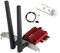 AX200 WiFi 6 PCI-E Scheda WiFi (AX3000) Desktop WiFi BT5.2 PCIe Gaming Wireless Network Adapter 3000Mbps 802.11AX AX200 Dual Band MU-MIMO per PC Windows 10/11