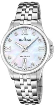 Candino Damenuhr Edelstahl Silber Elegance Armbanduhr UC4766/1 Analoguhr