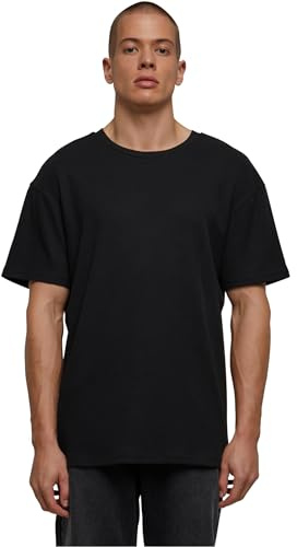 Urban Classics Herren T-Shirt Waffle Tee, Oversized T-Shirt für Männer, Größen S - 5XL