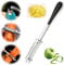 Stainless Steel Multifunctional Veggie Peeler Set, 5 in 1 Vegetable and Fruit Peeler,Apple Fruit Carrot Zucchini Cucumber Potato Multifunctional Peeler with Bottle Opener for Home Travelling (1PCS)