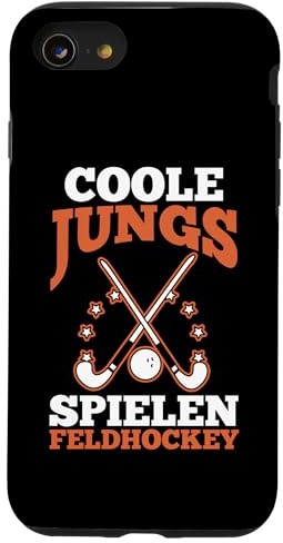 Hockey Coole Jungs Spielen Feldhockey Hülle für iPhone SE (2020) / 7 / 8