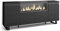 Skraut Home | Sideboard, Highboard | Kommode, Komodenschrank | 210 | 4 Türen | Elektrokamin XXL | Industriedesign | Moderner Stil | Schwarz