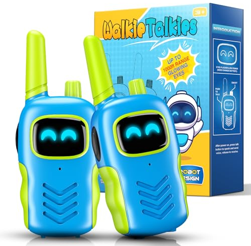Adeokay Walkie Talkie, Spielzeug ab 3 4 5 6 7 8 9 10 11 12 Jahre Junge Outdoor Spiele für Kinder Geschenk Junge 3-12 Jahre Geburtstagsgeschenk für Jungs Walky Talky Kinder