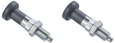 Set di 2 pistoni indicizzatori a molla perno di posizionamento molla perno molla manopola pistone M12