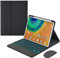 Funda con Teclado para Huawei Matepad 11.5/Air 11.5, Contener Ñ, Teclado Retroiluminado Desmontable con Panel Táctil, Cubierta Trasera Suave con Portalápices,Negro,7 Color Backlit