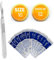 Pack of 12 & 25 Scalpel Blades BP Scalpel Handle NO:-3 Scalpel #11 & 10 Idealy for Sign Craft Card Making Cutter Podiatry Dental Medical Vet Students Blade Remover (Scalpel Blade 10, Pack of 12)