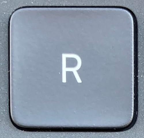Generisch einzelne Ersatztaste/Tastenkappe passend für Apple Magic Keyboard Tastatur für iPad Pro 12,9 - Taste auswählen (Buchstabe: R)