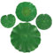 INOOMP 1 Satz Simuliertes Lotusblatt-aquarium Lotusblatt-ornament Fischteich Lotusblatt Künstliche Lotusblätter Neuartige Foto-requisiten Teichlotusblatt Brunnen Lotusblätter Green Pu 5st