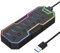 ZIUMIER USB 3.0-Hub, 7-Port-USB-Expander mit RGB-LED-Streifen für MacBook, Mac Pro, Mac mini, iMac, Surface Pro, XPS, PC, Flash-Laufwerk, Mobile Festplatte