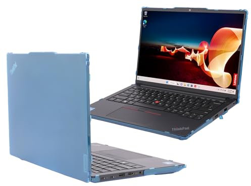 mCover Hard Case ONLY Compatible for 2023-2025 14 Lenovo ThinkPad E14 Gen 5 / Gen 6 Windows Notebook PC (with 180° Hinge, NOT Fitting Any Other Lenovo Models) - Aqua