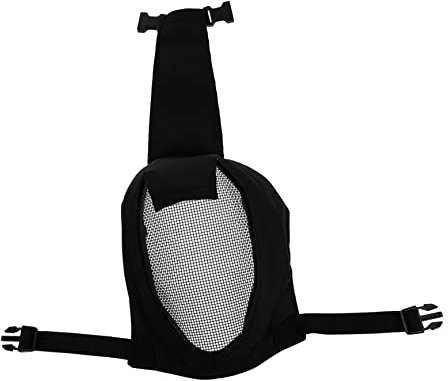 BESPORTBLE 2 Gesichtsschutz Sturmhaube gießen Fechten Fechthelm Atmungsaktiv kopfschutz Schutzbrille Vollgesichtsmaske goggle Fechtmaske Spielmaske Oxford-Stoff Black