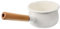 GRIRIW Pentola Antiaderente in Smalto Con Manico Ergonomico Capacità 1000 Ml Per Cucinare Bianca