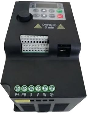 HPHPH Variateur de Frequence Convertisseur de fréquence Variable VFD, entrée 220 V vers Sortie 380 V, 0,75/1,5/2,2/3,7/4/5,5 KW, contrôleur de Vitesse de Moteur(3.7KW)