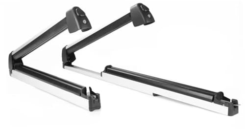 Pack Und Snowboard Autoträgerträger Ski-Autoträger Aluminiumlegierung Ski-Dachträger 2 STÜCKE Dachgepäckträger