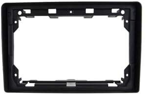 Dgmrcie Kit Panel Marco Radio Coche Adaptador Fascia Marco Coche Kit Panel Ajuste Radio Android 9 Pulgadas para Peugeot 207 307 Socio Experto(Negro)