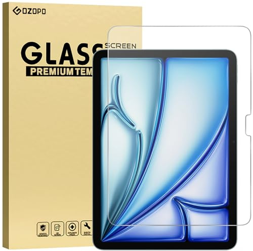 GOZOPO 1-Pack Matte Glass Screen Protector for iPad Air 11 Inch (M4/M3/M2) | iPad Air 11 (2026/2025/2024) Tempered Glass Film Anti-Glare Anti-Fingerprint