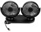 EBTOOLS pour ventilateur voiture usb Ventilateur de Voiture USB Ventilateur de Voiture Portable Climatiseur Automatique Refroidisseur Ventilation 12V, Double Tête(Noir)