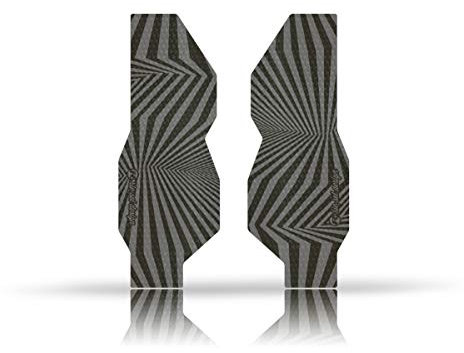 Riesel Design® - „Fork:Tape 3000“ Gabelschutz Fahrrad - Stylische Fahrrad Schutzfolie 2 selbstklebenden Shapes/MTB Gabelschutz für Feder- & Starrgabeln - Dazzle Grey